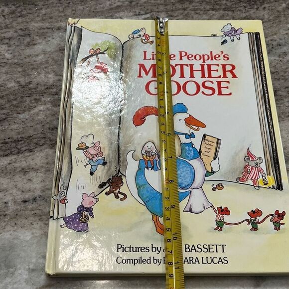 Little People’s Mother Goose, Vintage Hardcover Book, Nursery Rhyme Compilation - Picture 9 of 11